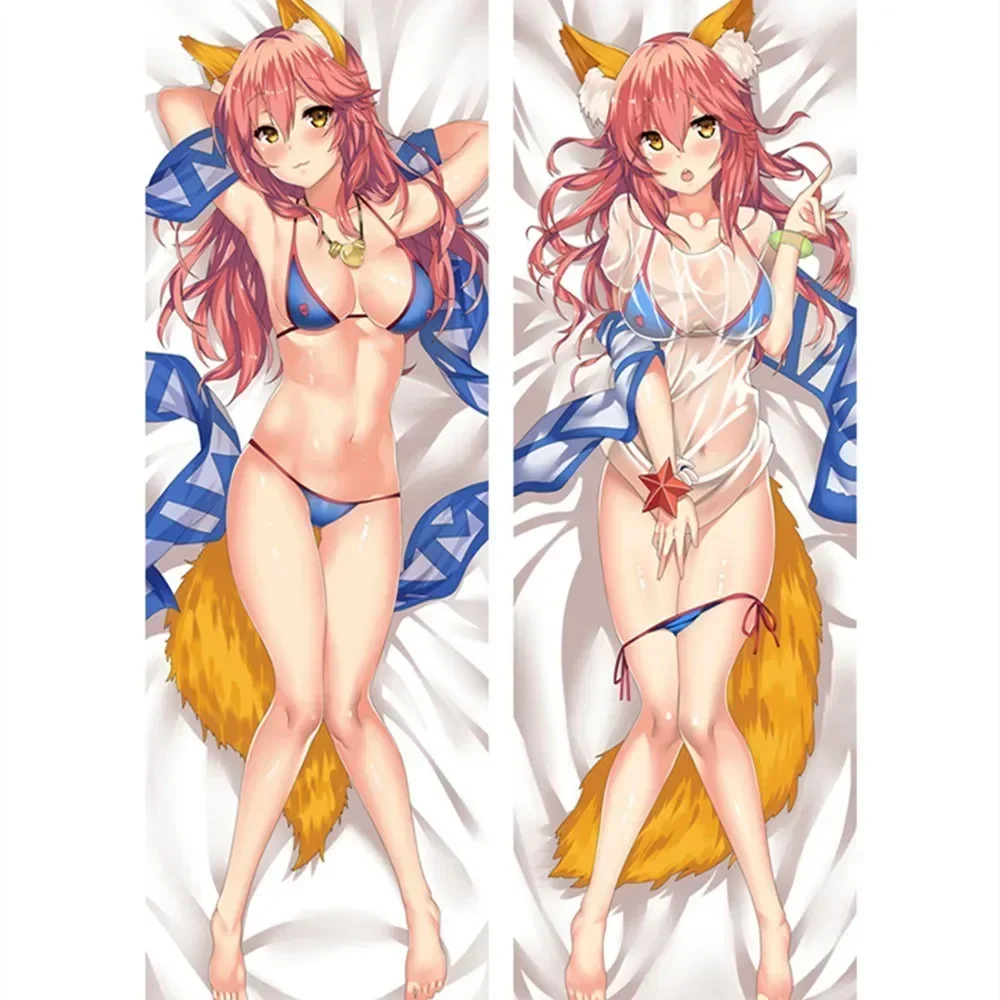 

Fate/EXTRA FGO Tamamo no Mae Body Pillow Case Dakimakura Decorative Cushion cover Hugging Japanese Sexy Female Throw Pillow Case