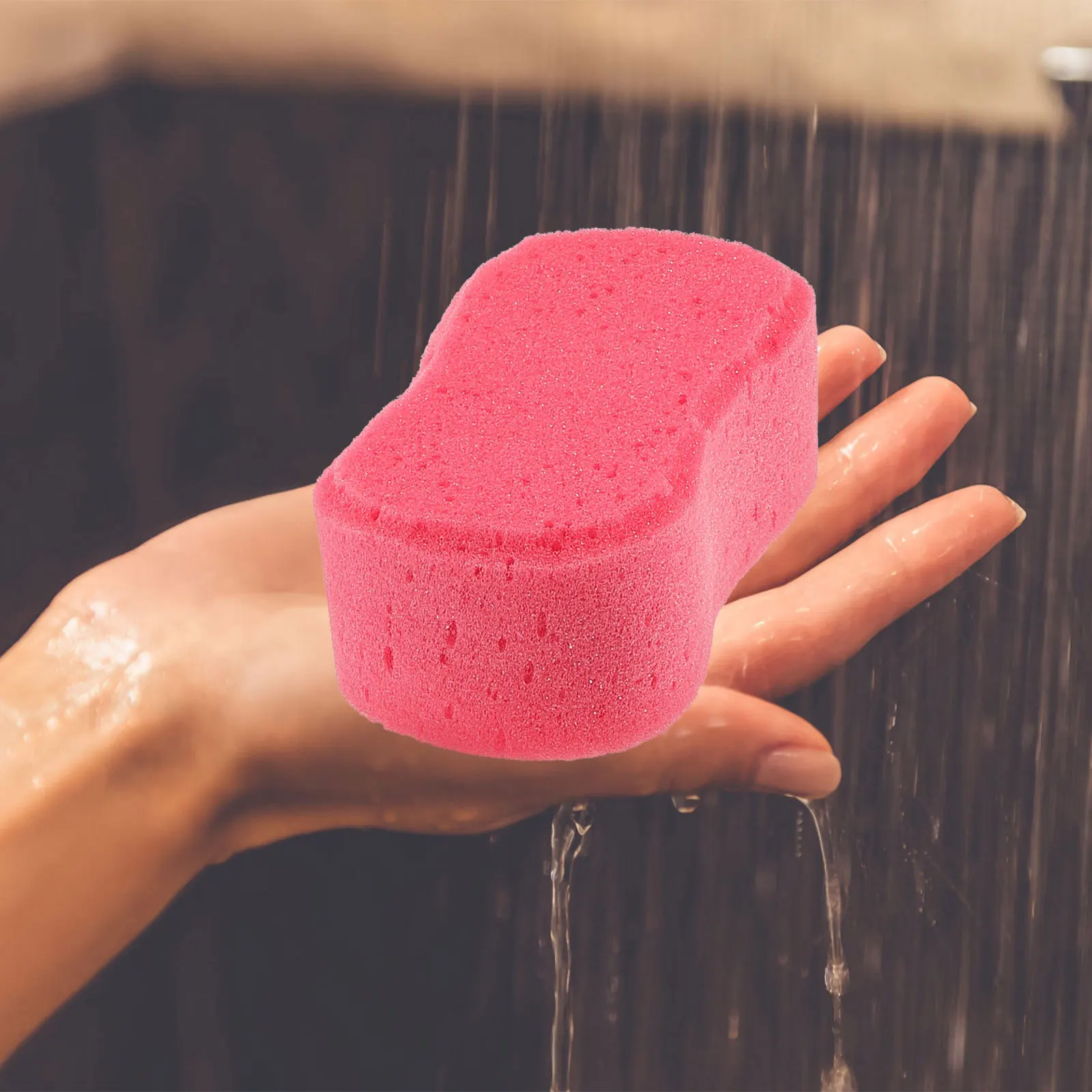 

8Pcs Bath Sponge Scrubbers for Body Shower Sponge Bathing Accessories Simple Shape Sponges for Delicate Skin Cleansing and