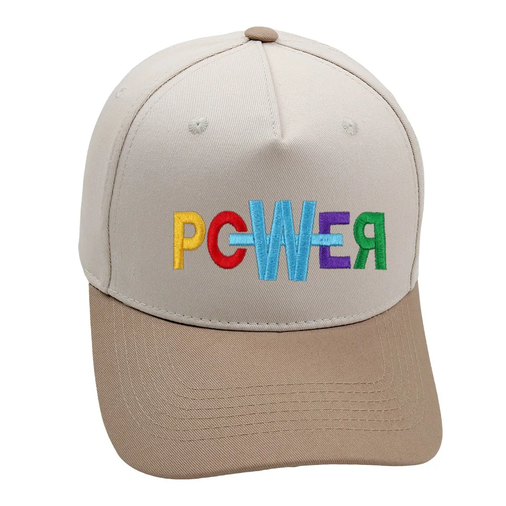 Outdoor Sports Retro Power Truck Driver Hat Embroidery Color Blocked Baseball Cap Letter Colour Female Lady Girl