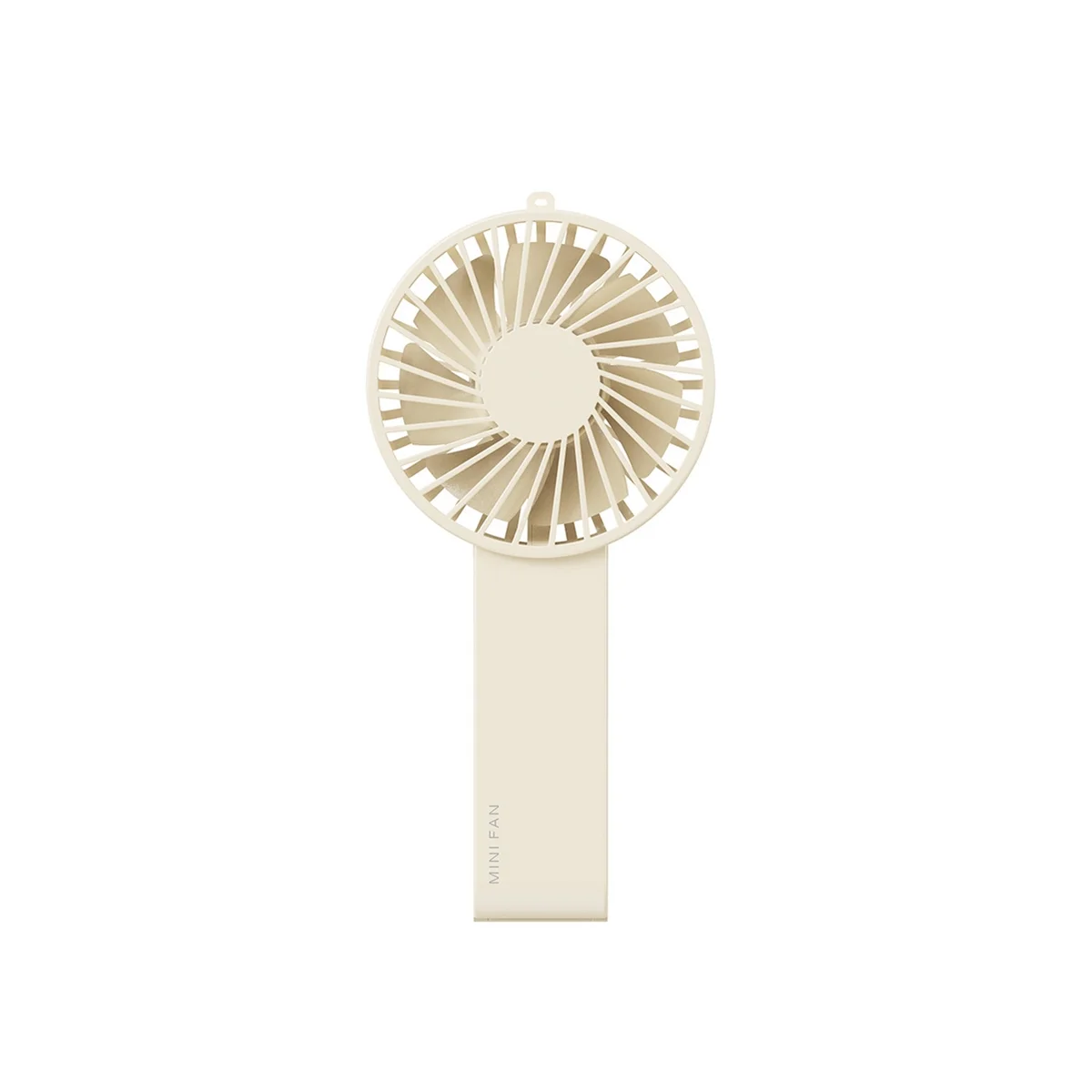 Mini ventola USB ricaricabile 1200MAh ventola portatile portatile Lazy Travel Shopping raffreddamento ventola silenziosa ventola di raffreddamento-giallo chiaro