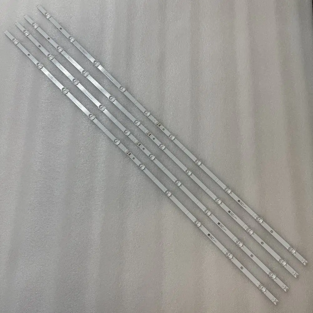 4pcs/set LED Backlight Strip 10LED For Hisense 55inch TV 55E7KQ 55A6BGTUK 55WCQ22