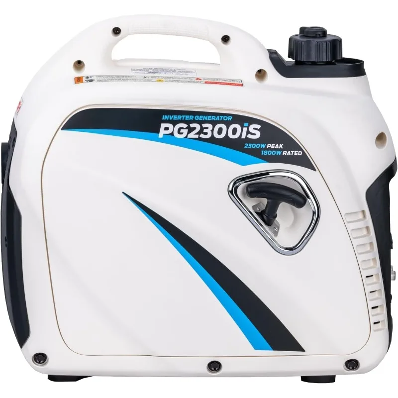 Pulsar PG2300iS Generatore inverter portatile super silenzioso a gas da 2,300 W con presa USB e capacità parallela, conforme CARB