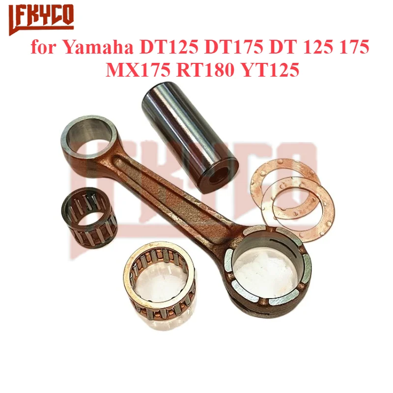 Część wału korbowego silnika motocyklowego do Yamaha DT125 DT175 DT 125 175 MX175 RT180 YT125 Zespół korbowodu wału korbowego silnika