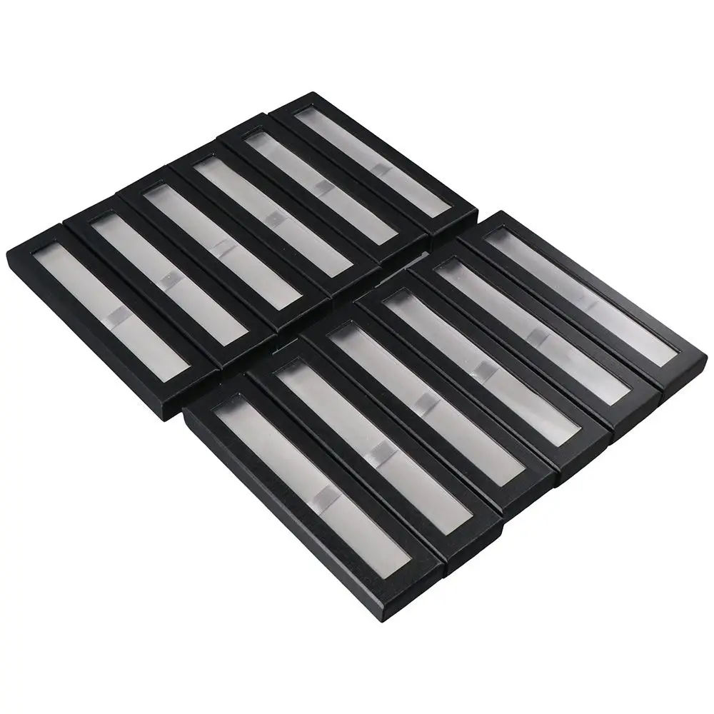 

12 шт., карандаш, черная пустая ручка, подарочная коробка, бумага, прозрачная крышка, карандаш для офиса