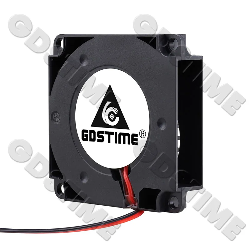 Gdstime 2個40ミリメートル24v 3Dプリンタファン40 × 10ミリメートルデュアルボールターボ送風機12000rpmの高速クーラー4010プリンターアクセサリーラジエーター