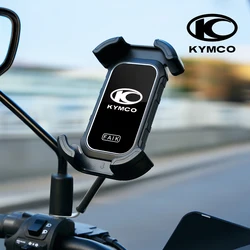 Dla KYMCO Xciting 250 300 400 AK550 CT250 CT300 S400 akcesoria kierownica motocykla uchwyt na telefon komórkowy wspornik stojakowy GPS