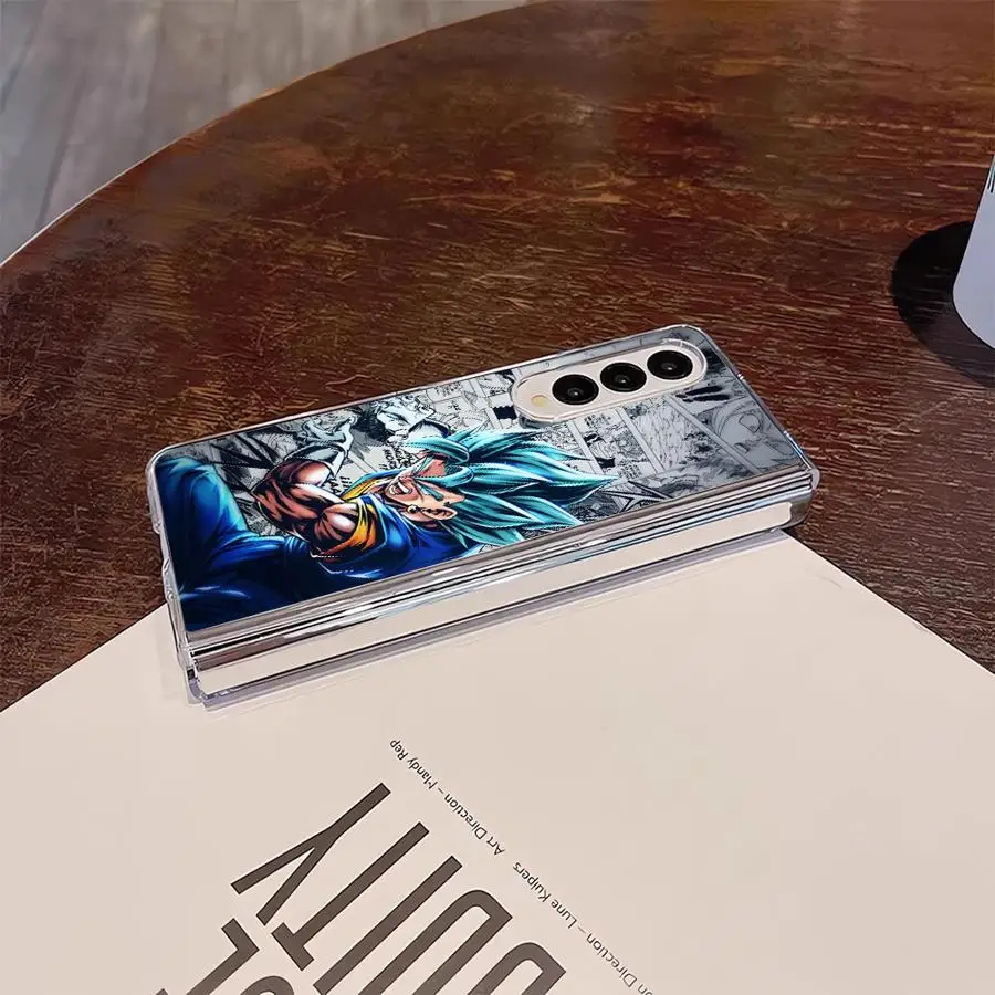 حافظة لهاتف سامسونج جالاكسي ZFold3 Z Fold 7 6 5 4 3 ZFold7 ZFold6 ZFold4 ZFold5 غطاء هاتف ناعم شفاف