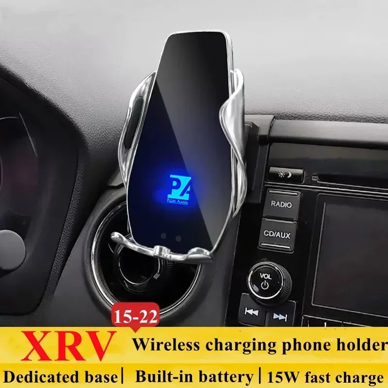 

2018-2023 For Honda XRV Phone Holder Wireless Charger Car Mount Navigation Bracket GPS Support 360 Rotating