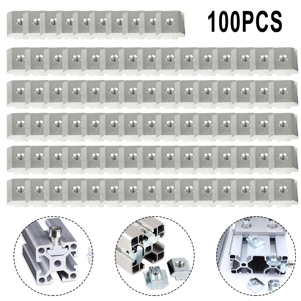 

Groove Blocks M8 Slot Nut Accessories Slider Nut Steel Galvanized Aluminium Profiles Solar Photovoltaic High Quality