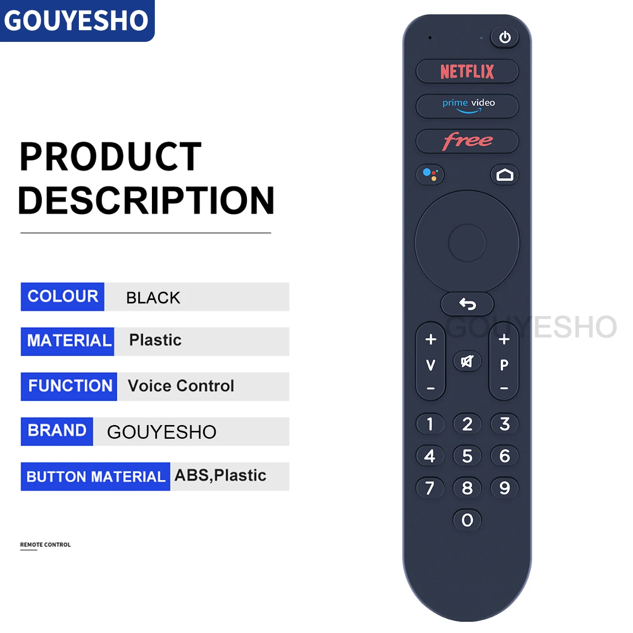 New Replacement Voice Remote Control For Freebox POP TV Box