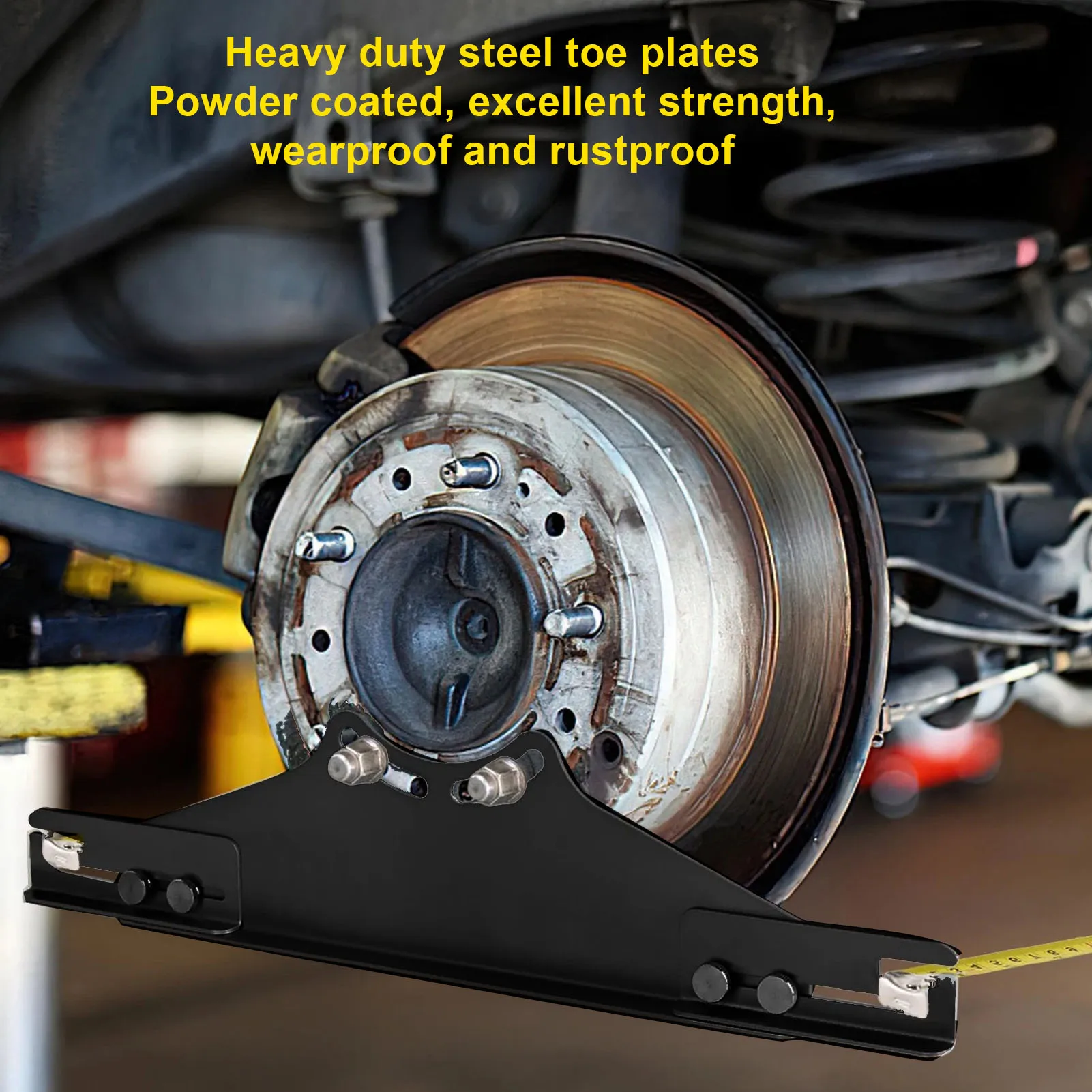 New Car Toe Alignment Tool Plates Accurate Measurement Car Wheel Alignment Tool with 2 Tape Measures 1 Digital Angle Finder
