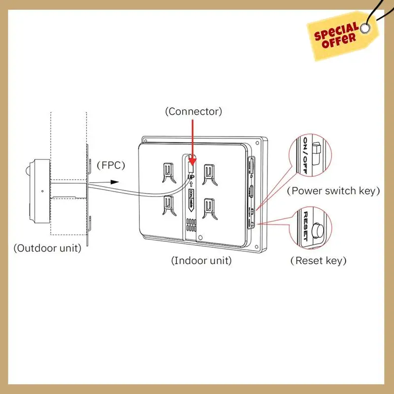 Google Alexa 스마트 라이프 용 Tuya 1080P Wifi 도어 벨 카메라 무선 전자 초인종 PIR 모션 탐지기-WMAN