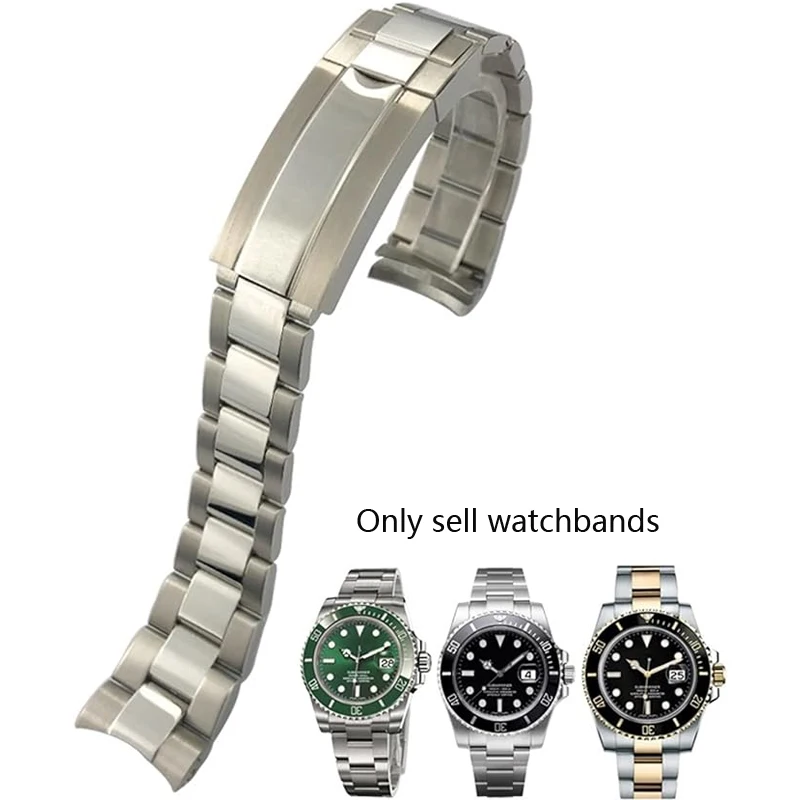 Bracciale Oyster cinturino per orologio da uomo in acciaio inossidabile 316L per Rolex SUBMARINER DAYTONA SUP GMT cinturino per orologio cinturino in metallo 20mm 21mm