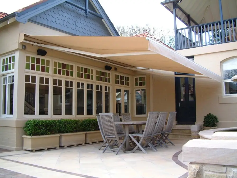 Window awnings outdoor balcony porch awnings carport Sun Shade Aluminium Frame Canopy Retractable Awning