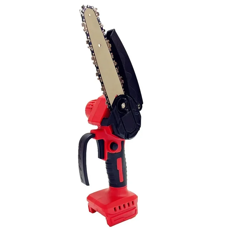 Fit for Milwaukee 18V Battery Electric Chainsaw 6 Inch Cordless Chain Saw Pruning Cutting Garden WoodworKing Power Tools