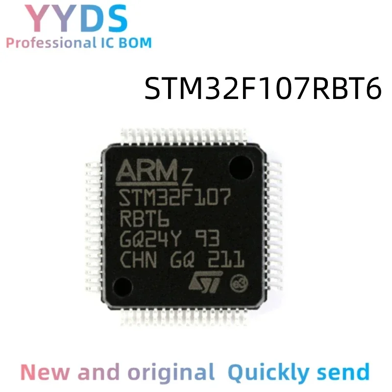 STM32F107RBT6 STM STM32F STM32F107 STM32F107RB STM32F107RBT    Original IC MCU LQFP-64