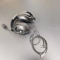 Two Way Radio Overhead Headsets, Headphones with Boom Mic, Compatible with Baofeng 2 Pin, UV-5R Puxing