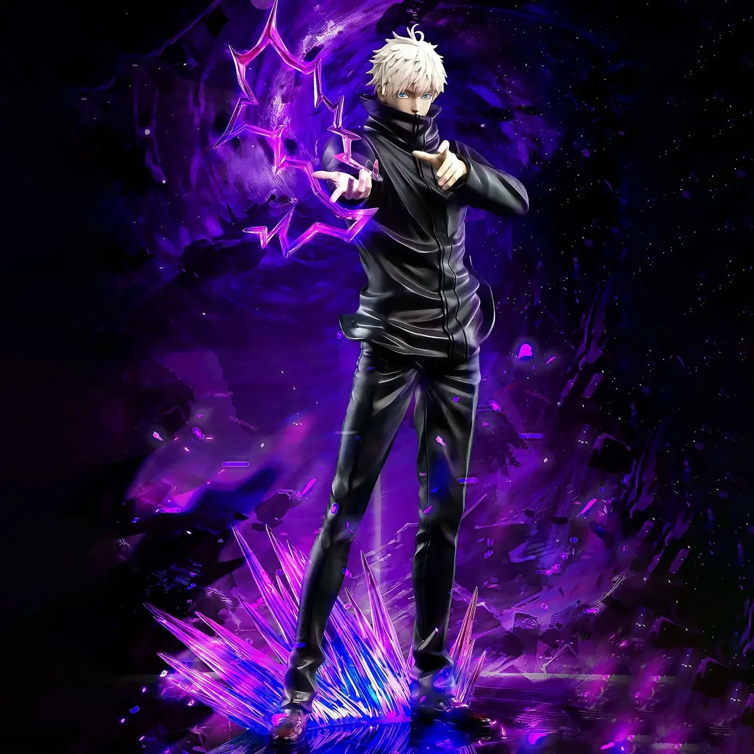 31 cm/12,2 zoll Jujutsu Kaisen anime charakter Gojo Satoru PVC Action Figure Figur Modell Dekoration Sammlung Spielzeug Geschenk