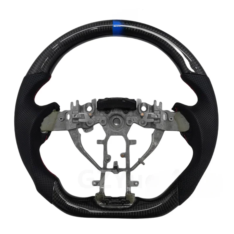 

Suitable for Nissan Tundra TEANA 2016 X-Trail D-type Real Carbon Fibre Leather Steering Wheel Modification