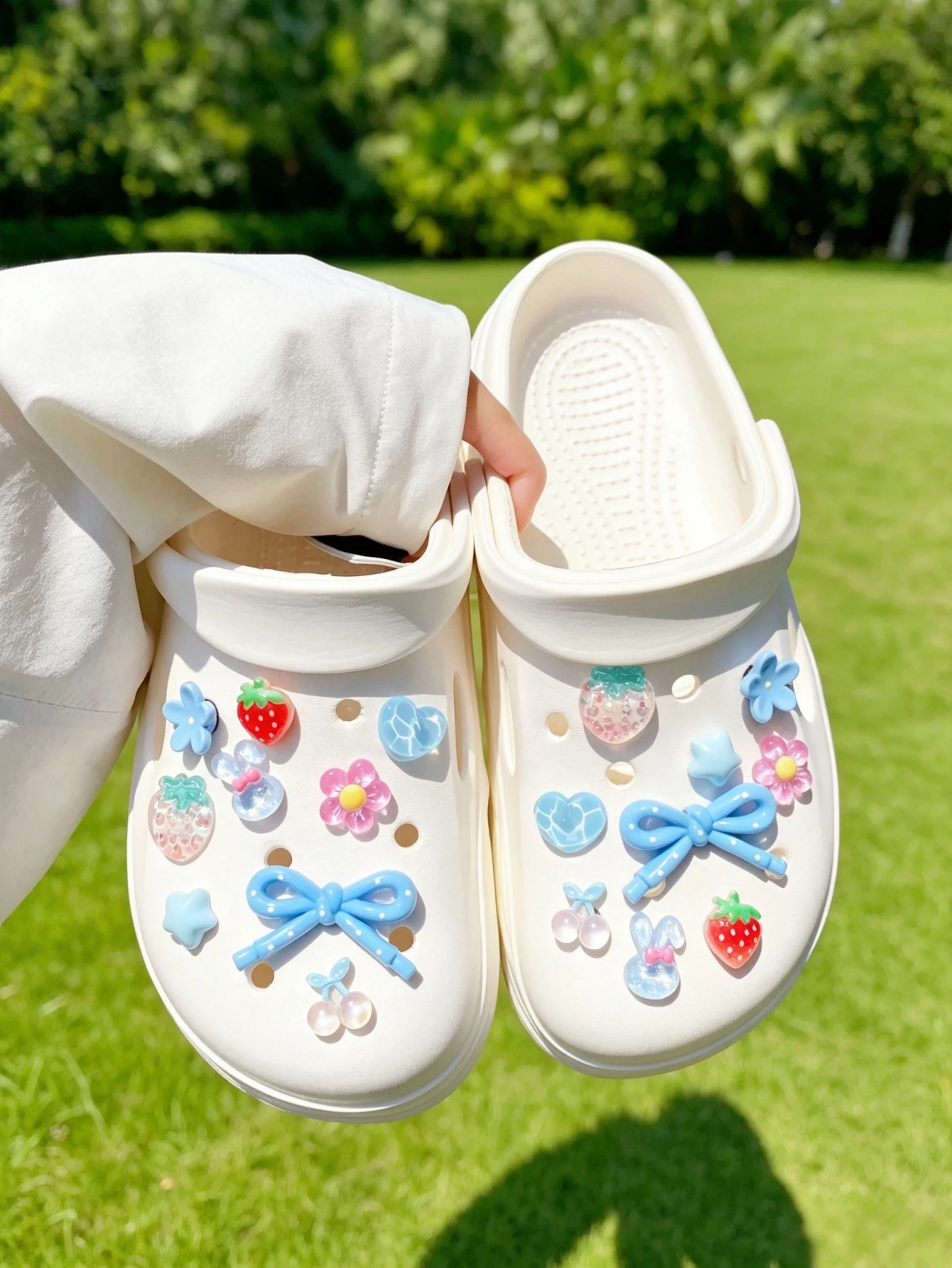18-piece shoe decoration DIY casual shoe decoration - An interesting and versatile way to personalize your footwear