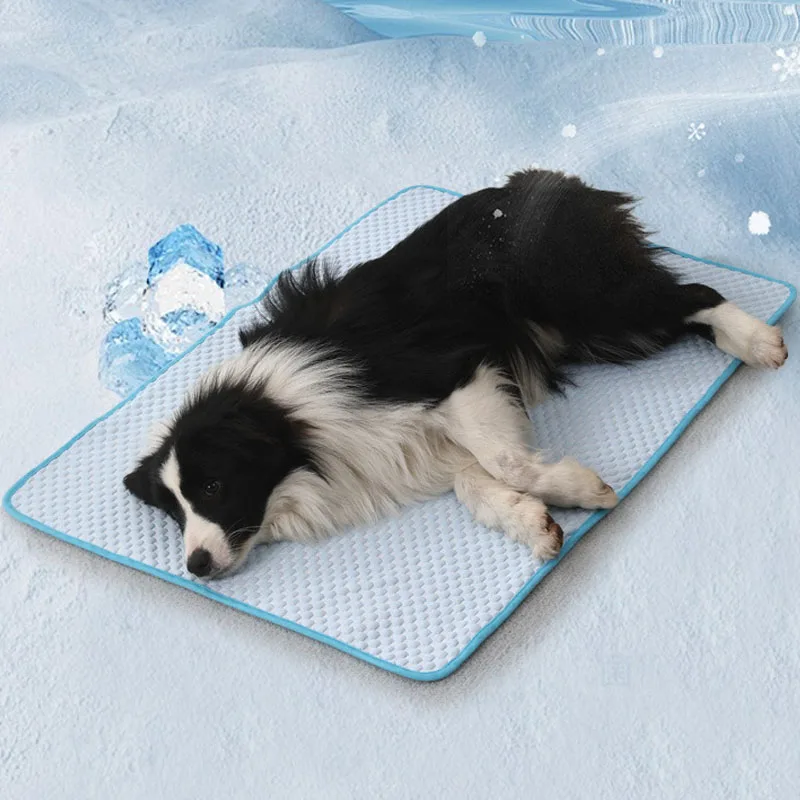 

Cat Dog Bed Mat Cooling Ice Silk Sleeping Massage Mat Summer Mattress For Small Dogs Bed Mat Durable Blanket Sofa Ice Pad Bed XS