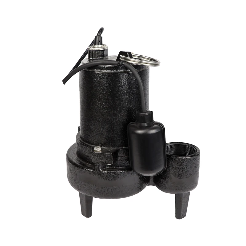 مضخة مياه الصرف الصحي الغاطسة الكهربائية الأوتوماتيكية المحمولة ذات معدل التدفق العالي للاستخدام المنزلي، خزان الصرف الصحي