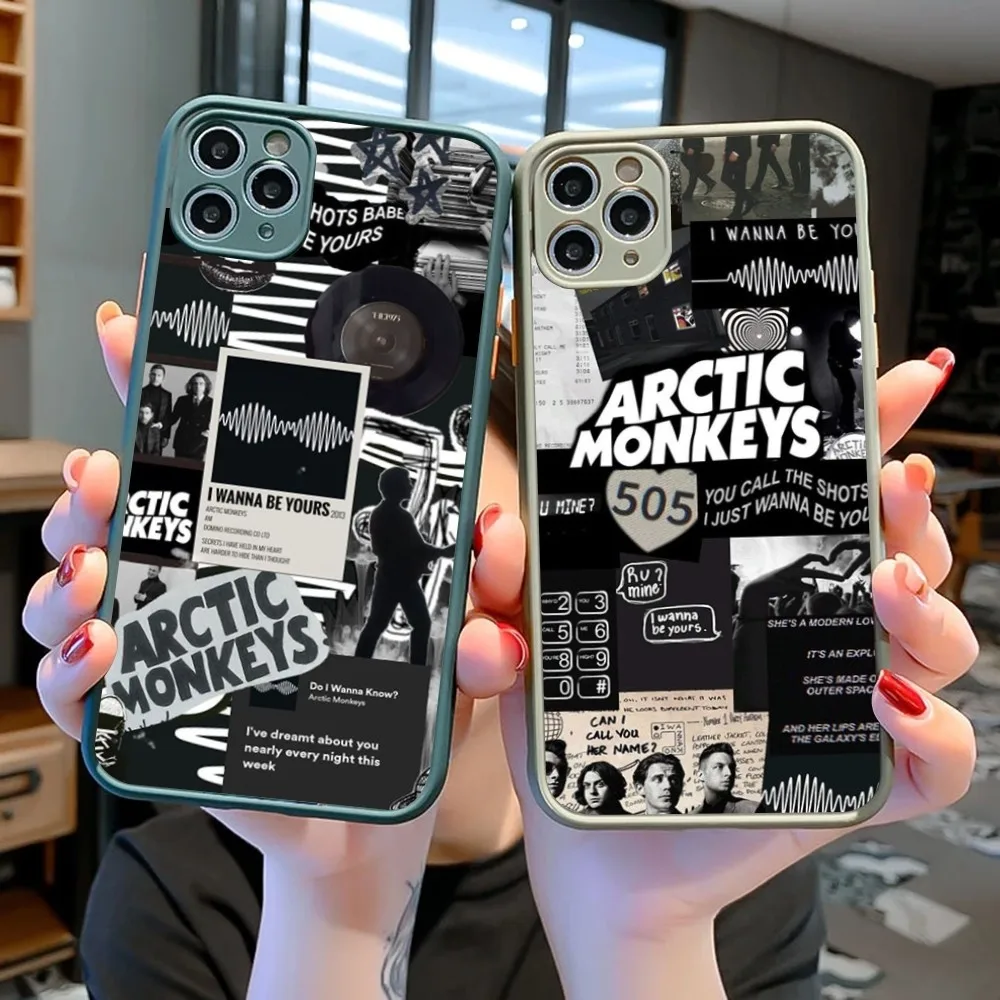 

Arctic Music Monkeys Phone Case For IPhone 14 11 12 13 Mini Pro Max 8 7 Plus X XR XS MAX Translucent Matte Cover