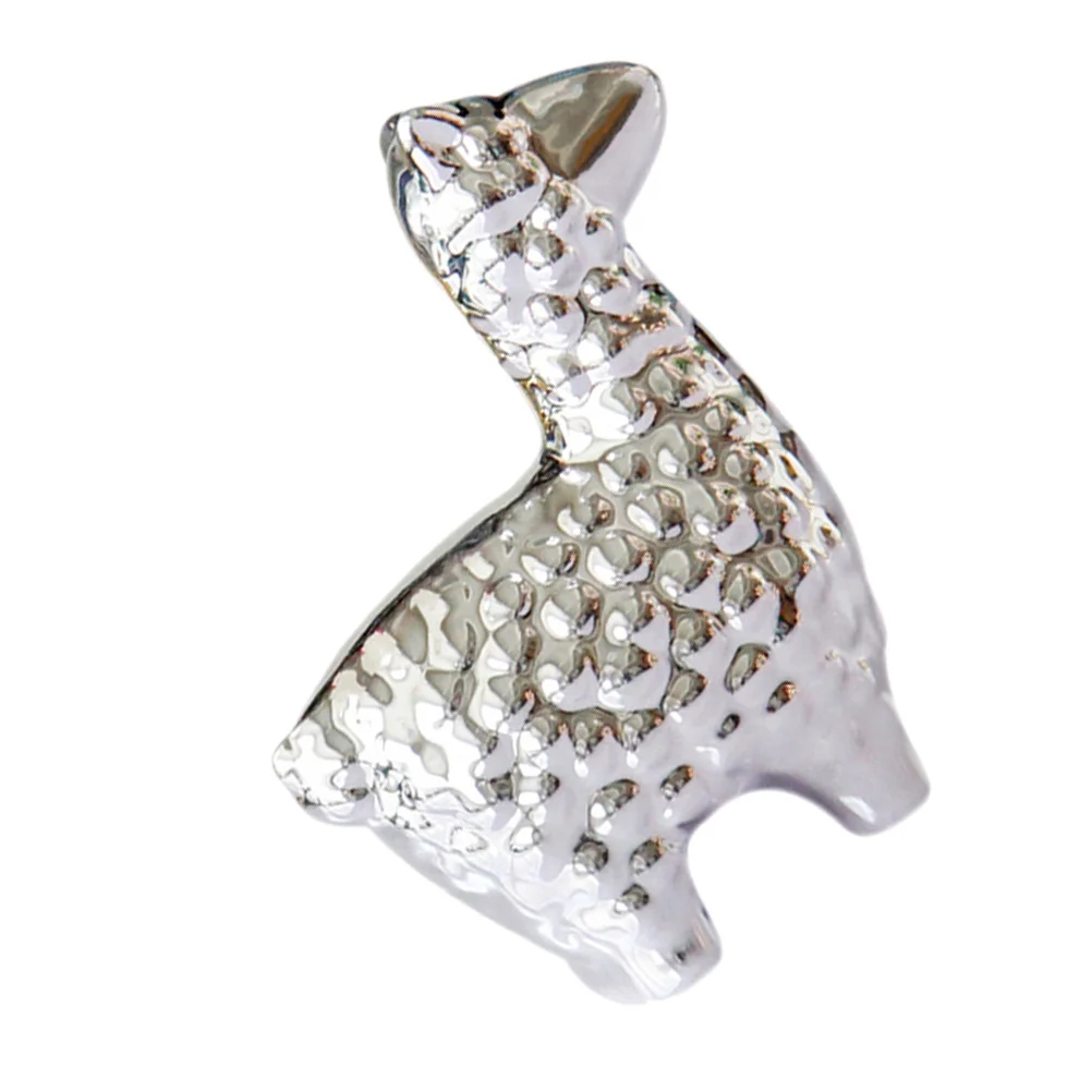 

Ceramic Alpaca Decoration Lovely Desktop Ornament Home Decor Festival Gift Craft Statue Ceramic Alpaca Statue