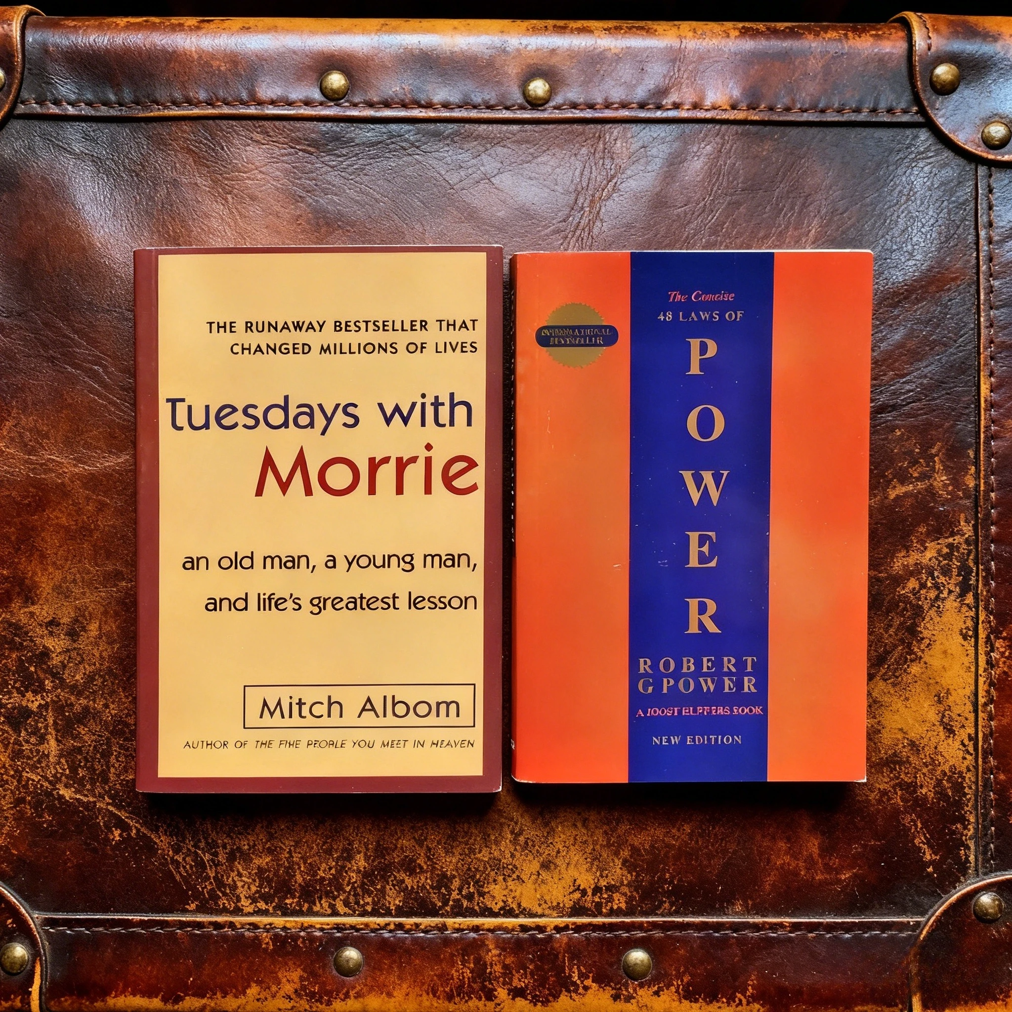 

《The Concise 48 Laws Of Power》+《Tuesdays with Morrie》The core law of power game Establish your own values Reconcile with life