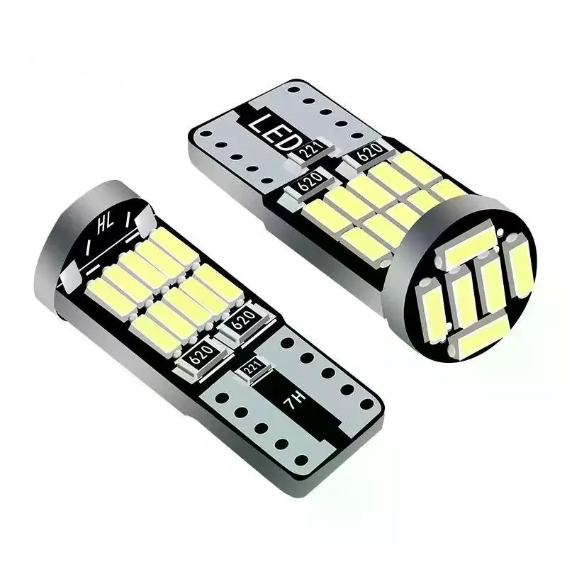 

Светодиодная лампа T10 W5W Canbus без ошибок, 12В, белая, для освещения салона автомобиля, плафона, номерного знака, для большинства автомобилей