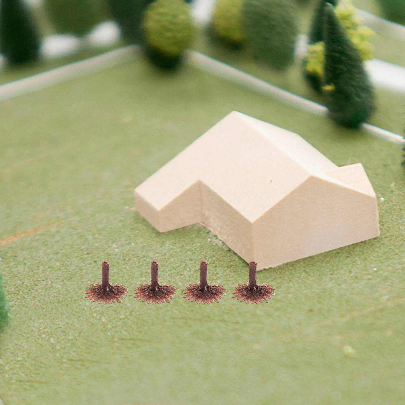 50Pcs DIY Plastic Tree Feet Bases Stable Stand for Architectural Railway Sand Table Landscape Scenery Decor Craft Tree Stand