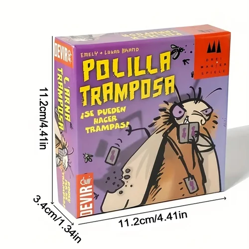 Mogel Mote Polilla Tramposa, Deir-Juego de Polilla cheate (ES), Devir - Juego Polilla Tramposa, Juego de mesa, Ju 