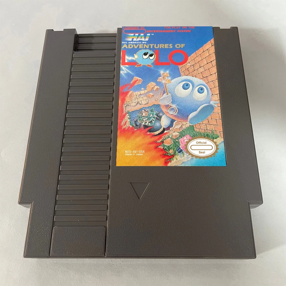 خرطوشة ألعاب Adventures of Lolo 1 - 8 BIT NES لـ NES Game Cosnole