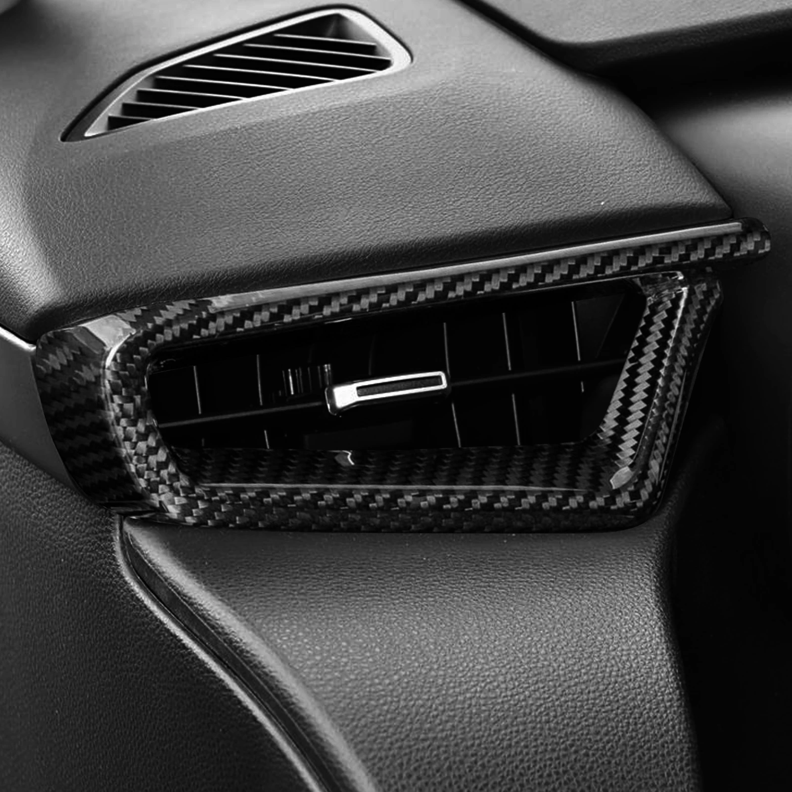 For Toyota Corolla GR 2023 2024 2025 Real Dry Carbon Fiber Dashboard Air Outlet Vent Panel Cover Car Accessories Modification