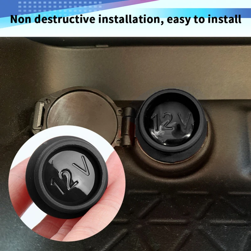 Picture 4: Cigarette Lighter Dust Plug Waterproof Plug Cigarette Lighter Protective Cover Replacement for BMW G-Series G20 G21 G28 X5 G05