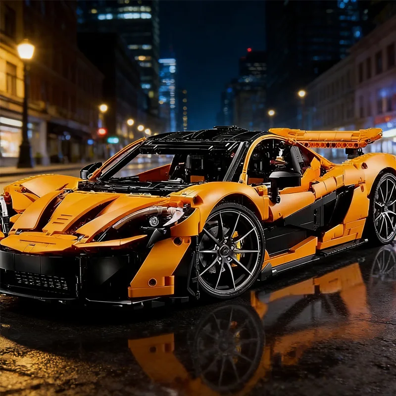 3893Pcs Technical Building Blocks P1 Super Racing Car 1:8 Sports Car Bricks Toys Set Model 42172 Ornament Kids Gifts Boys Toys