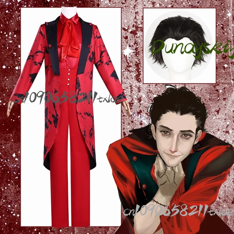 

Slurp Wed Horror крутой фильм красное платье костюмы для косплея парик пальто рубашка брюки костюм вечерние средневековый готический панк темный Хэллоуин