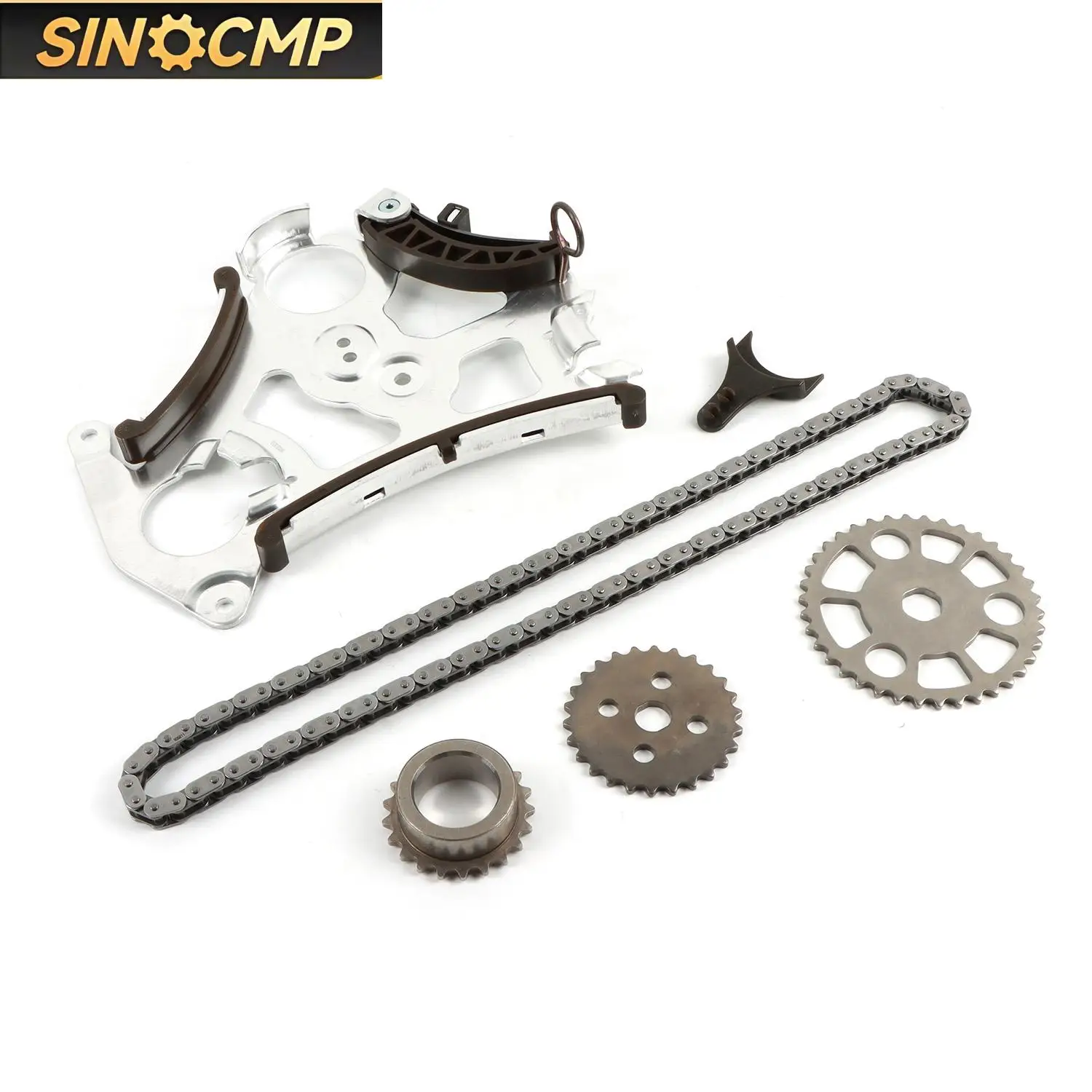

11417516128 11417519870 Oil Pump Guide Chain Gear For BMW N51 N52 N54 528 530 X3 X4 X5 N52 N55 3.0 2.5 Timing Components 1Set