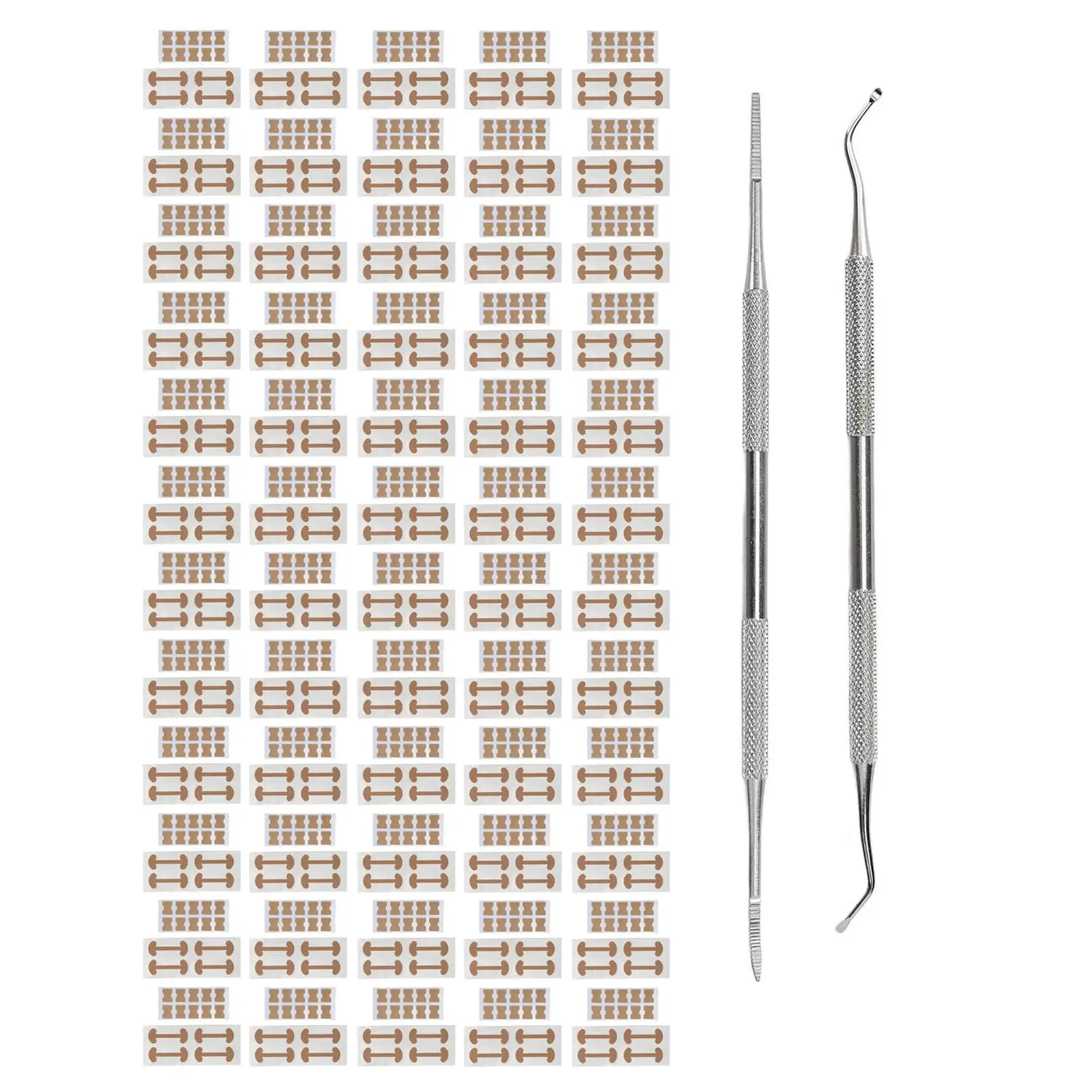 Ingrown Toenail Removal Kit - Waterproof Stainless Steel Corrector Strips for home Use, Comfy Shapes for Effective Treatment