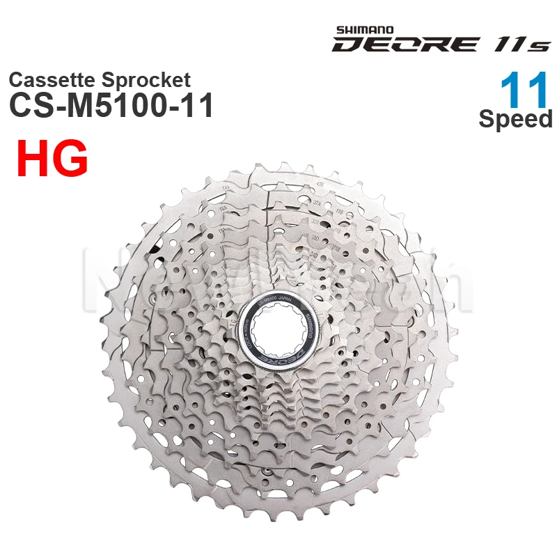 SHIMANO DEORE CS-M5100 11v Cassette Sprocket - 11 Speed - HYPERGLIDE for MTB bike Original Parts