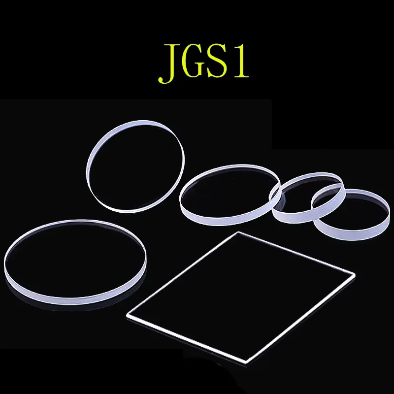 10pcs Quartz glass sheet JGS1 high temperature resistance, acid and alkali resistance, ultra-thin, Square glass sheet