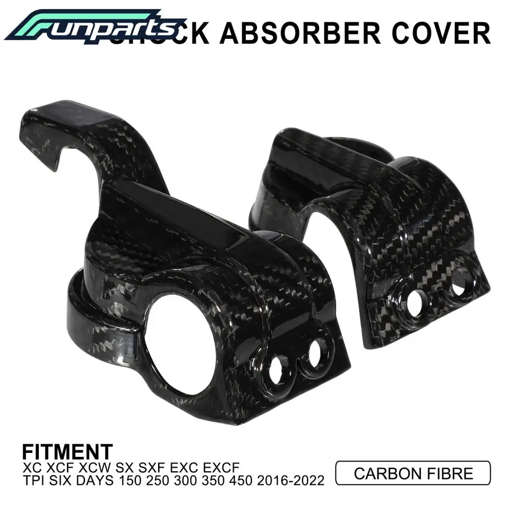 

Крышка амортизатора Funparts из углеродного волокна для XC XCF XCW SX SXF EXC EXCF TPI SIX DAYS 150 250 300 350 450 2016-2022 Универсальная