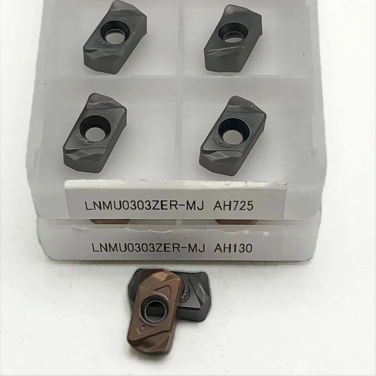 LNMU0303ZER MJ AH725, LNMU0303 ZER MJ AH130, fast feed milling insert double-sided hard alloy turning tool EXN03R tool