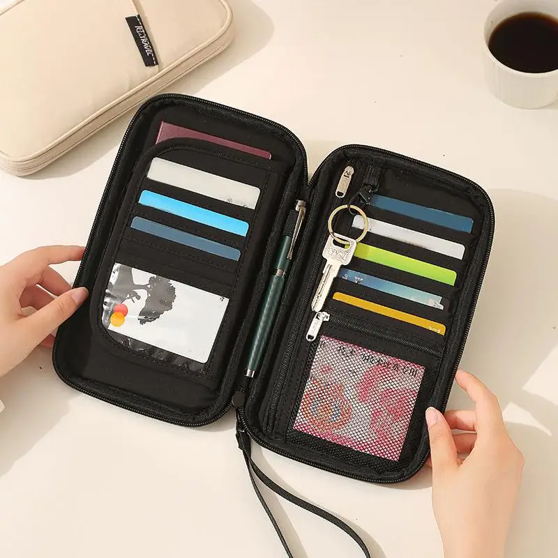 Organizer Travel Accessories Cover Document Bag Card Holder Travel Wallet For Family Passport Holder Waterproof Passport Wallet view 5
