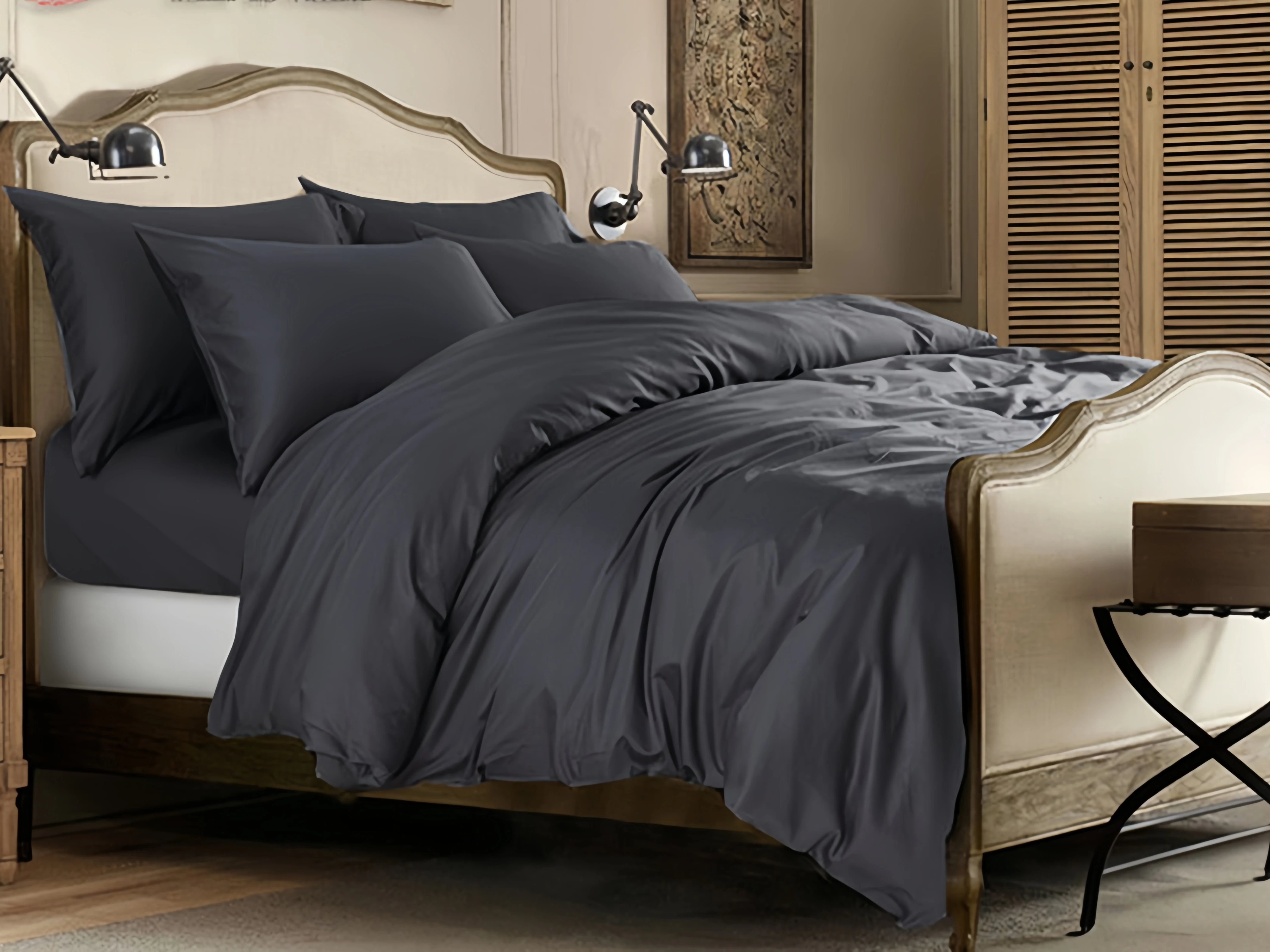 1200 TC,  100% Egyptian Cotton, Bed Sheets Set,  Flat Fitted Sheet Duvet Cover, All US AU Size ,Solid Colors  Customize