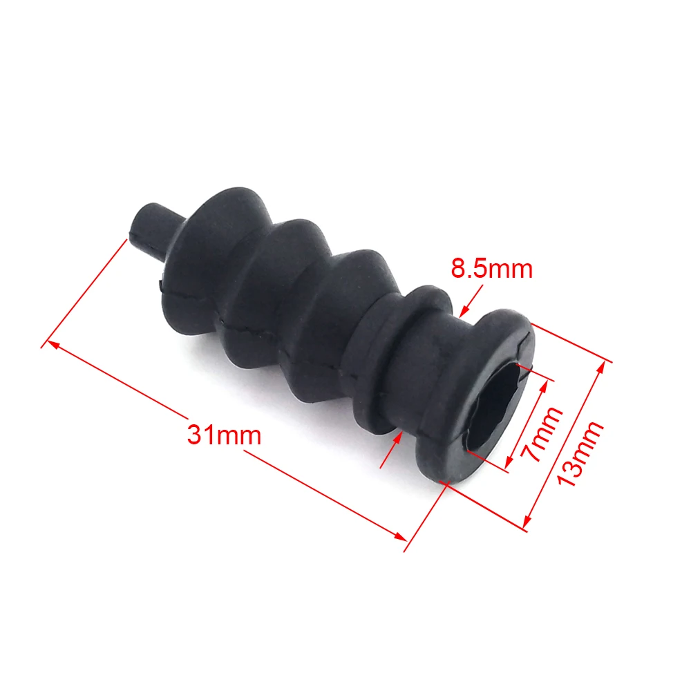 1PC or 5PCS 1.5-2mm Linkage Waterproof Rubber Bellow Tie Rod Push Rod Seal Box for RC Boat Speed MONO CAT Hydroplane VEE Oval