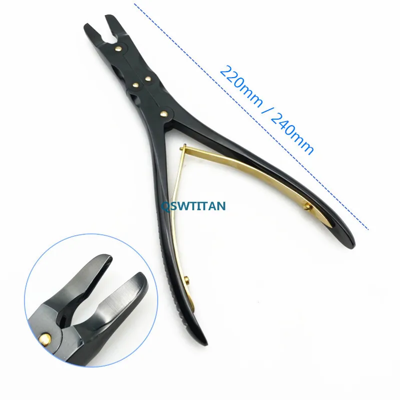 Double Action Bone Rongeurs Black Double joint Bone forcep Veterinary Orthopedics Instruments