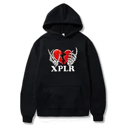 XPLR Heartbreak Hoodie Sam and Colby Merch Men Women Cotton Hoodie Long Sleeve Tops Hooded Sweatshirt Fashion Winter Clothes