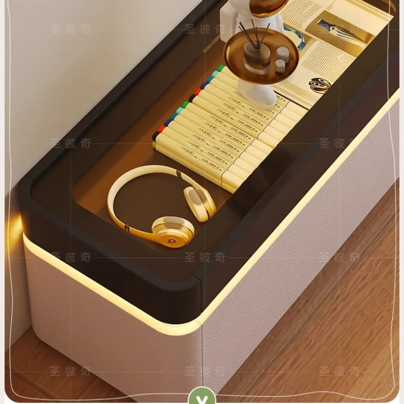 ランプ付きテレビ台、エンターテイメントセンター、インテリアテレビ、モダンテレビ、リビングルーム、サロン、ファームハウス、高級住宅家具