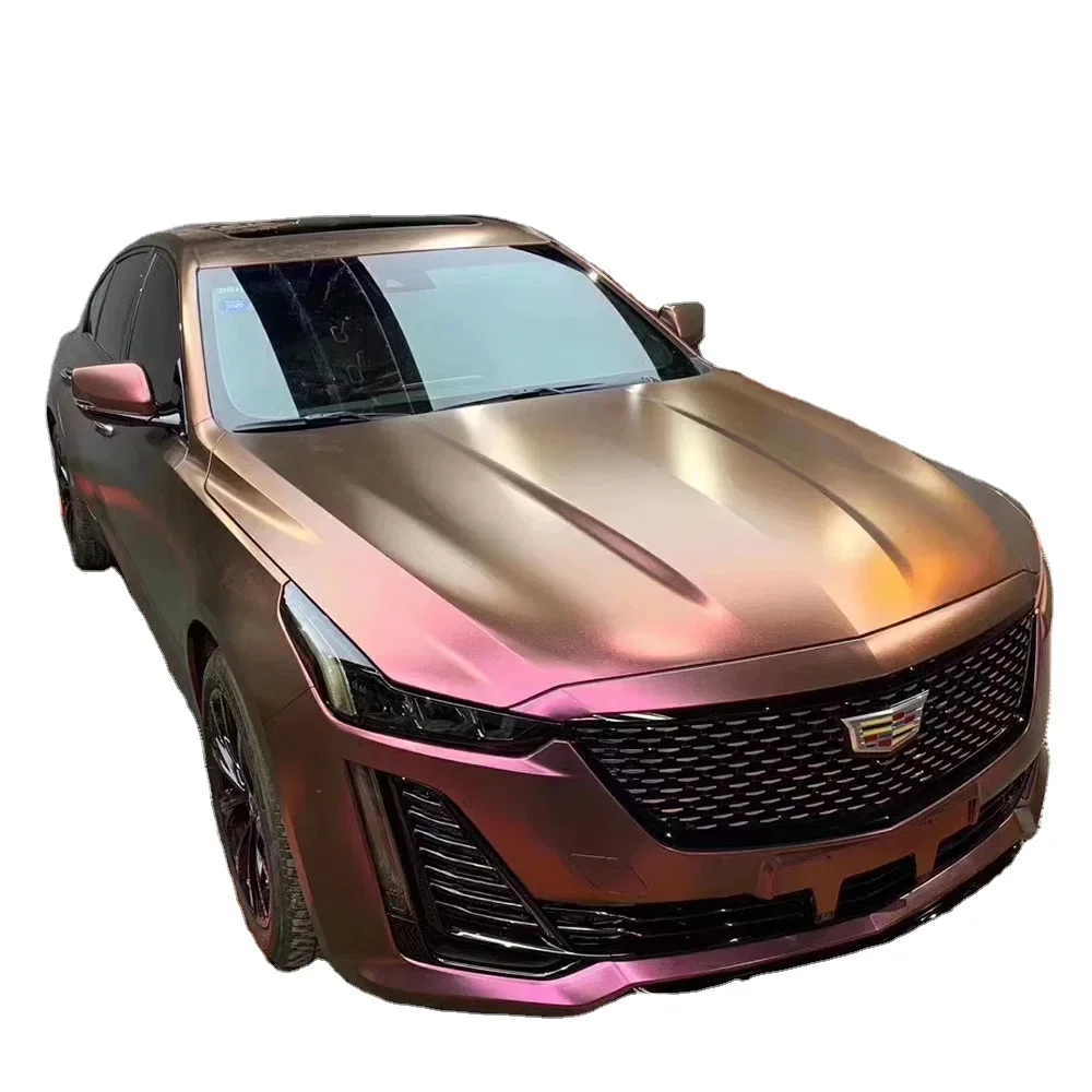 

1,52*18 метров от красного до меди, матовые бриллианты, хамелеон, автомобильная пленка, виниловая фиолетовая пленка